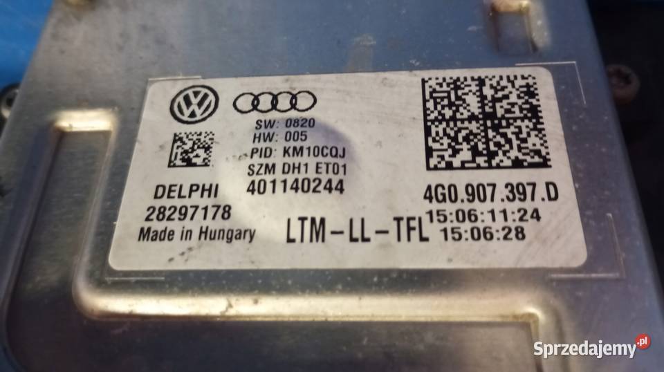 LAMPA PRAWY PRZÓD XENON 4G0941006A AUDI A6 C7 4G sprzedam