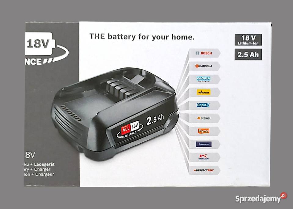 Akumulator BOSCH 1600A02625 25Ah 18V ładowarka Chrzanów sprzedam