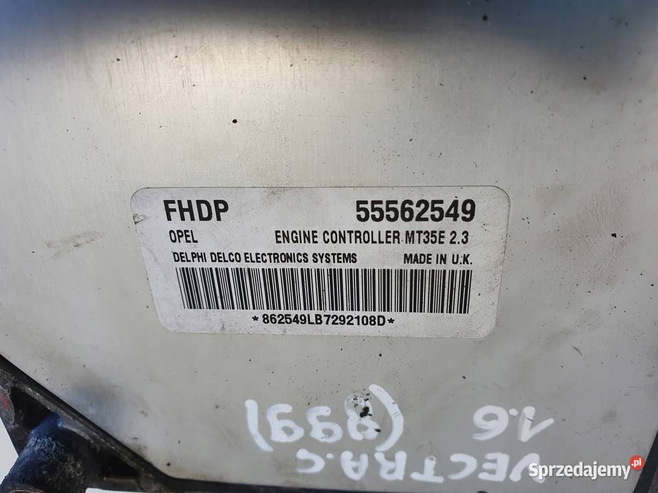 Opel Zafira B 16 16V STEROWNIK SILNIKA komputer osobowe Komputery