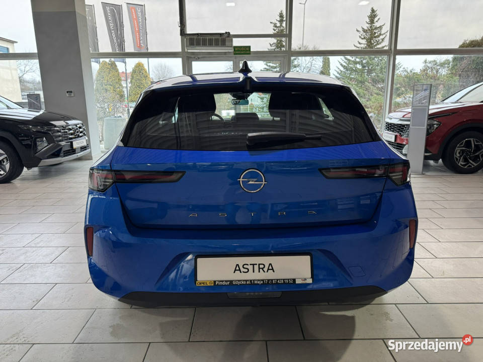 Opel Astra Edition 12 Turbo 110 L 2021 światła do jazdy dziennej Giżycko