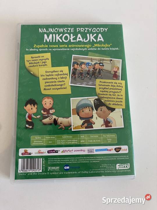 DVD dysk najnowszy przygode mikotajka do laptopa mazowieckie Warszawa