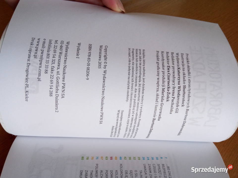 Labolatorium w szufladzie Chemia książka 2015 Dąbrowa Górnicza