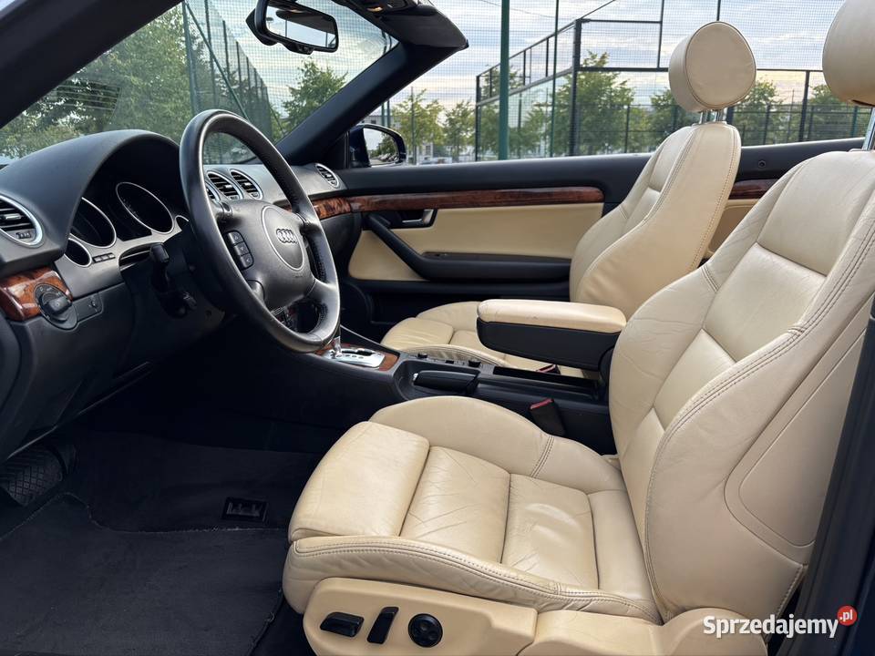 Audi A4 Cabrio 30 220 Automat 132000 Stan podgrzewane fotele warmińsko-mazurskie