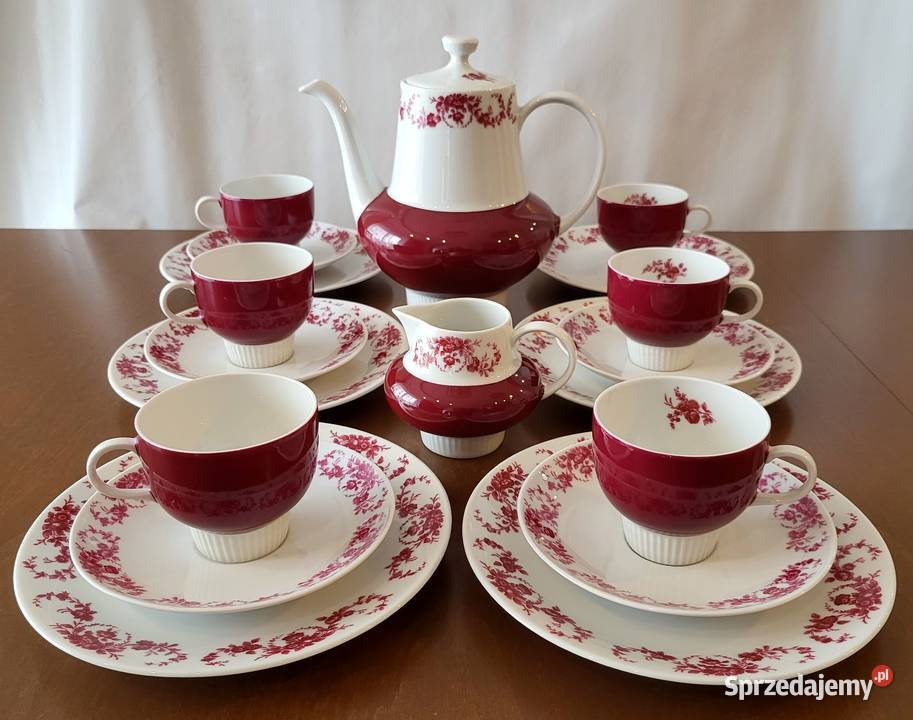 Kronester Bawaria fuksjowy serwis do kawy 6 osób