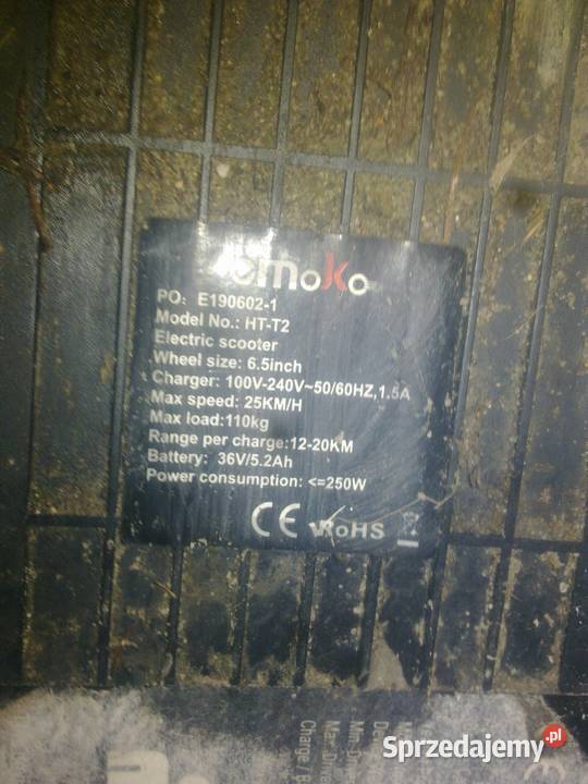 Hulajnoga Elektryczna emoKo 42vDO NAUKI JAZDY