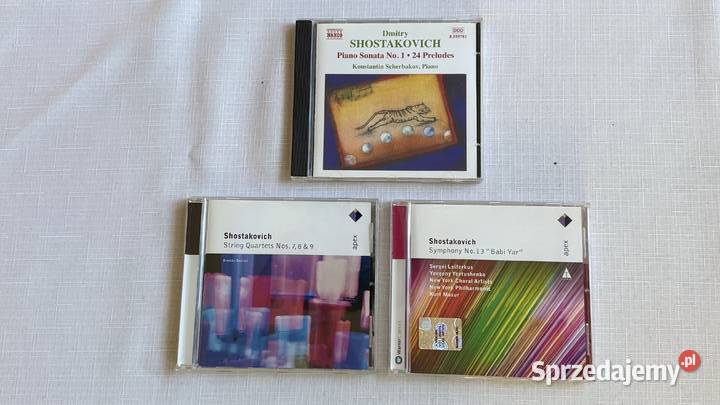 Dimitry Shostakovich3 plyty CD Lublin