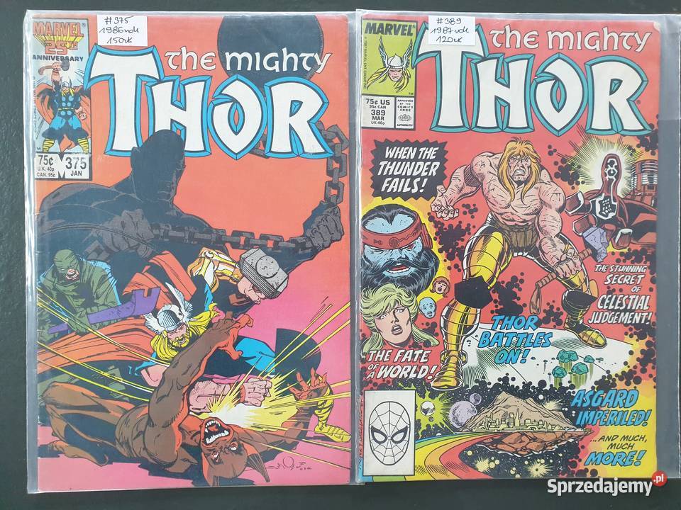 The Mighty Thor kolekcja 17 komiksów Marvel USA Amerykańskie Gdynia