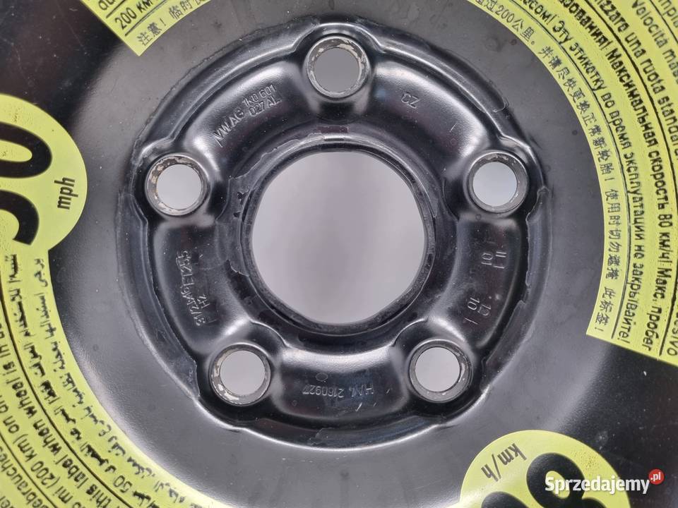 KOŁO DOJAZDOWE Audi Seat Vw Golf VI 12570 R16 Chełm