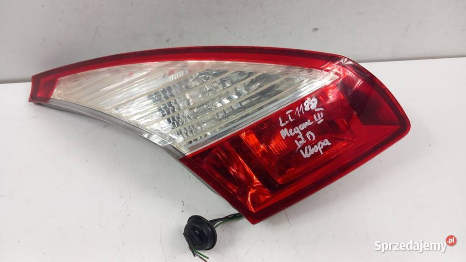 RENAULT MEGANE III HB LAMPA TYŁ LEWA W KLAPĘ wielkopolskie Zbierkowo