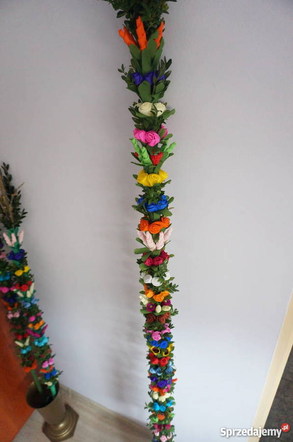 palma wielkanocna palmy wielkanocne z bibuły Libiszów-Kolonia