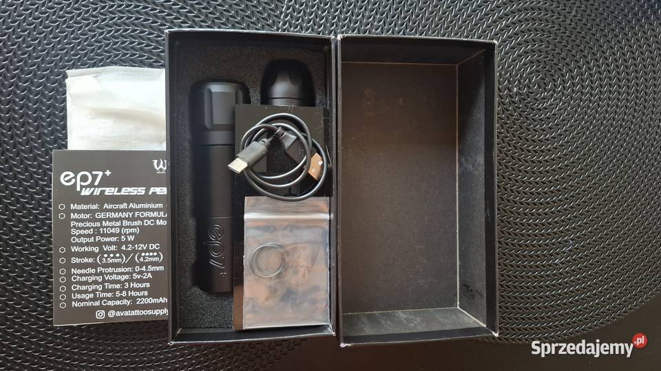 Maszynka do tatuaży Wireless pen ep7 2200mAh Łódź