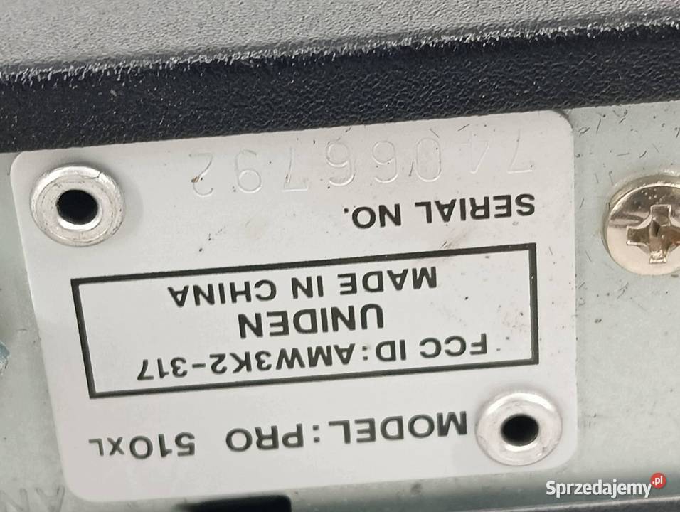 RADIO CB RADIO UNIDEN PRO 510XL VW Volkswagen świętokrzyskie
