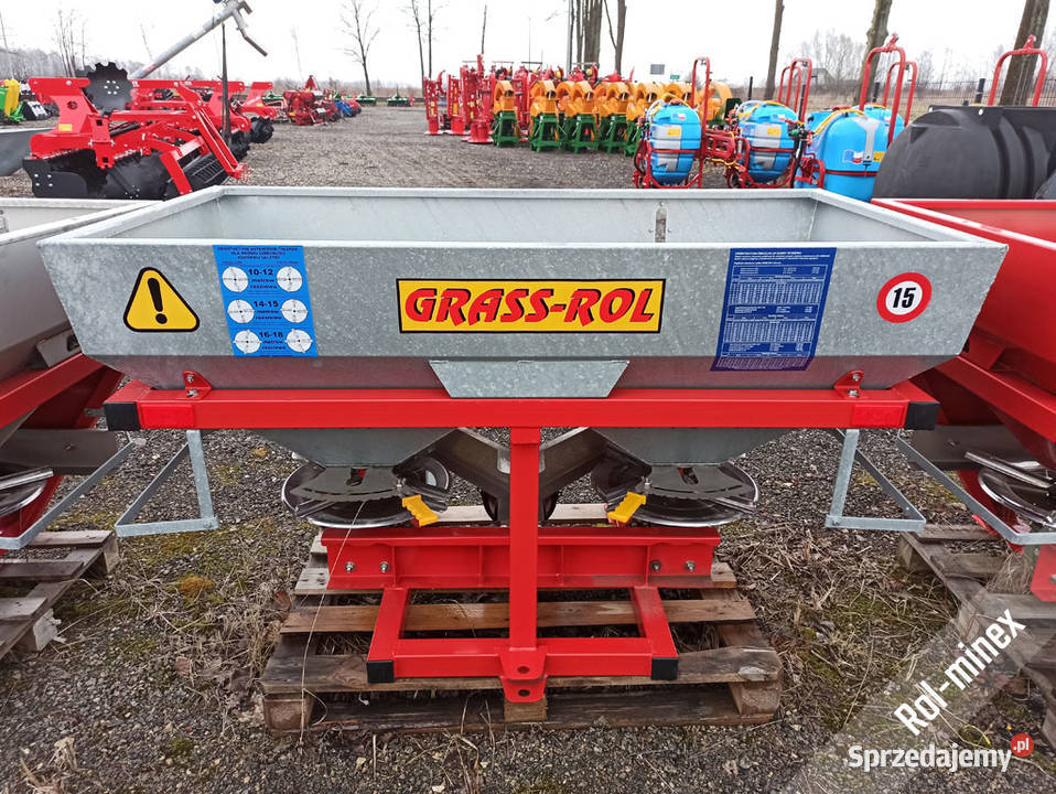 OCYNK Rozsiewacz do nawozów GRASSROL 600 litrów Ostrołęka