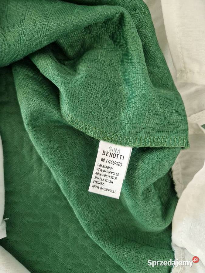 Zielona bluza z kapturem i koszulą zachodniopomorskie Nowogard sprzedam