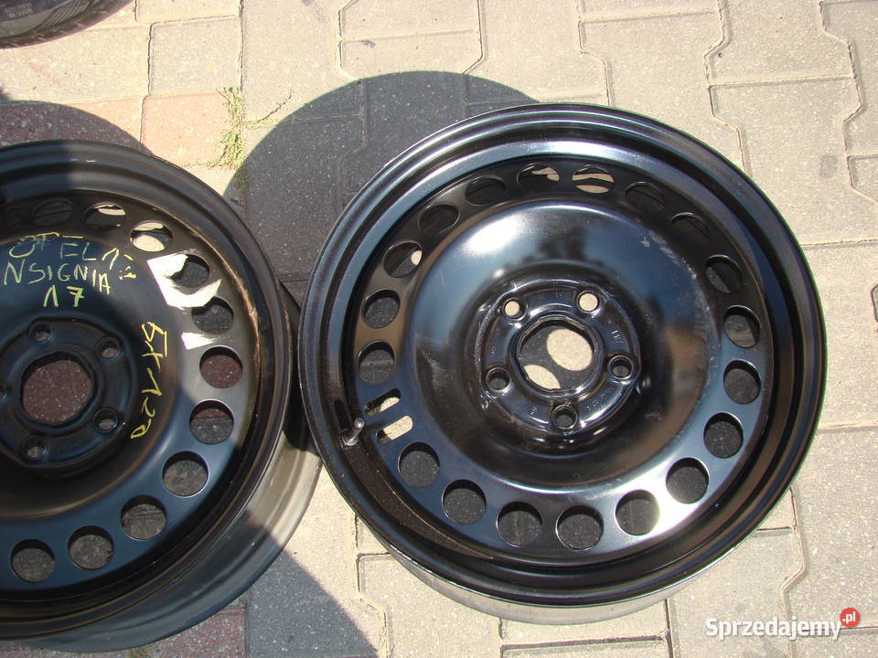felgi STALOWE 17 opel INSIGNIA używane 5x 120 Świdnik sprzedam