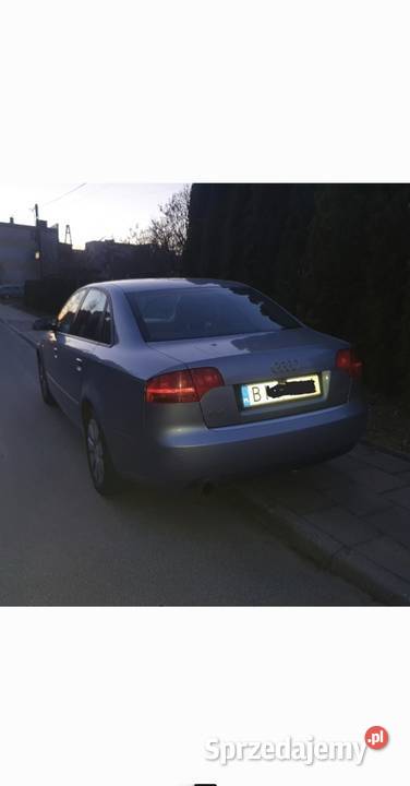 Audi A4 b7 20 mpi 130 plus LPG Super Stan A4 Białystok