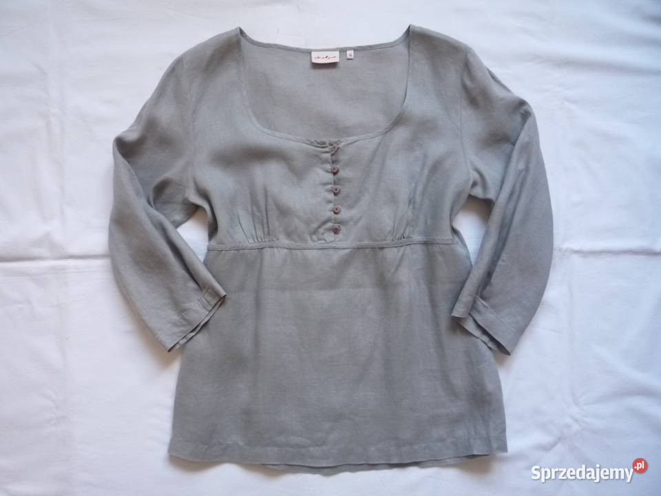 Jacopt 38M Szara bluzka Fajny Dekolt Ozdobne Rozmiar 38(M) Szczecin sprzedam