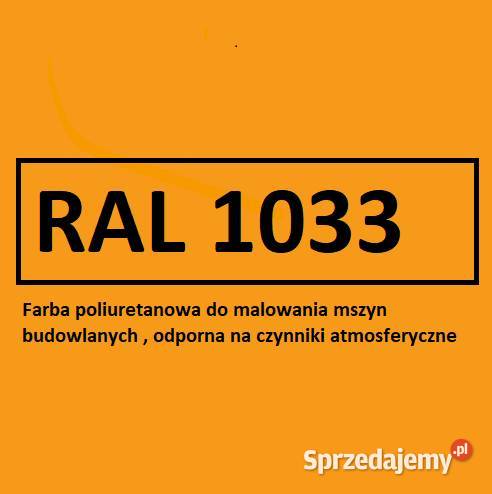 Farba poliuretanowa do maszyn budowlanych Stalowa Wola