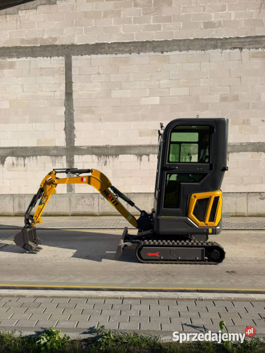 Minikoparka HY16 1600 16 t 3 łyżki NOWA 25 Rudolfowo