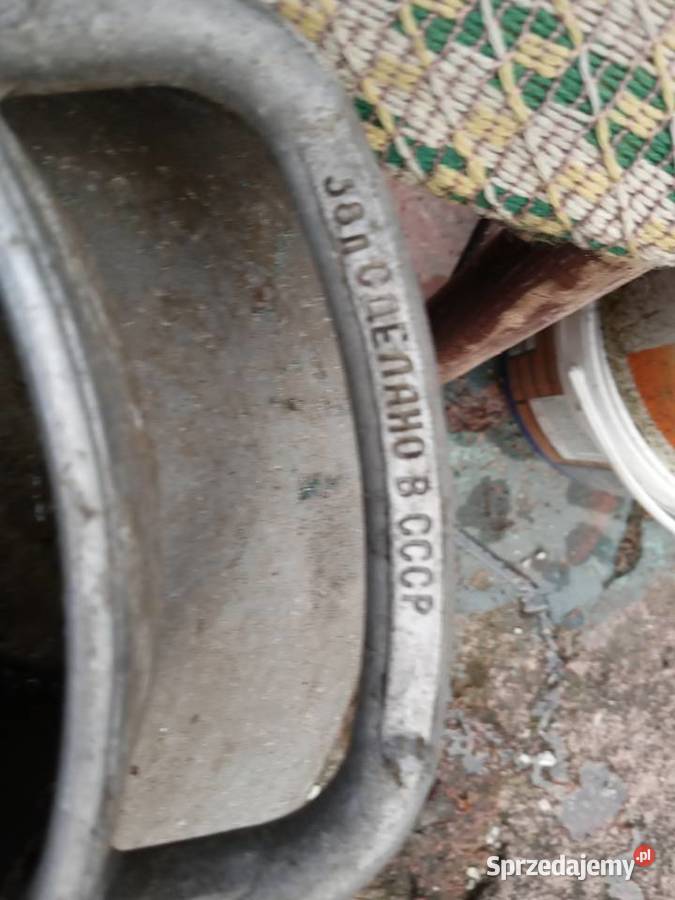 Duża KANKA MLEKO ALUMINIUM CCCP Poznań