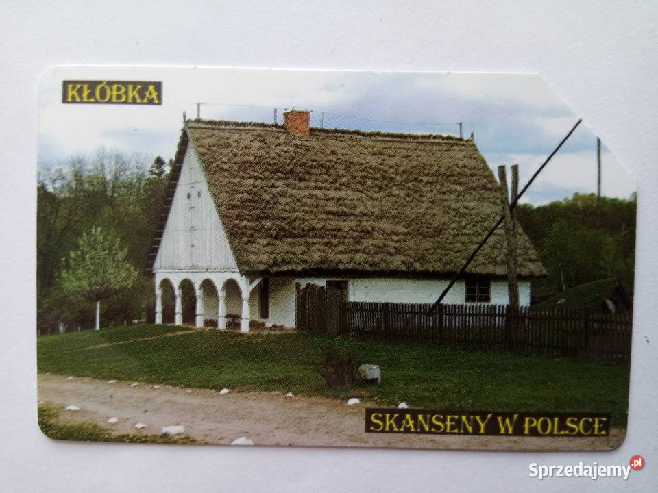 Karta telefoniczna przedstaw Skansen w Kłóbce 25 Dąbrowa Górnicza