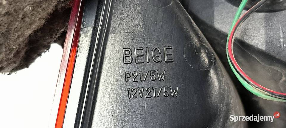 LAMPA PRAWA TYŁ NISSAN NOTE Lipno sprzedam