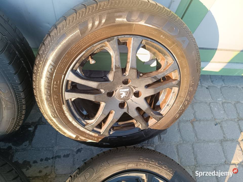 Alufelgi 4x100 15 opony letnie pomorskie Klukowa Huta