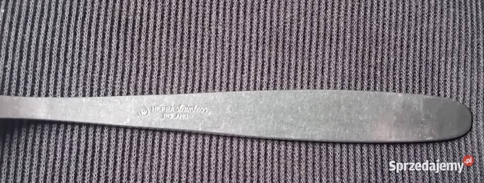 Widelec ze stali nierdzewnej Hefra z logo GS Koźminek