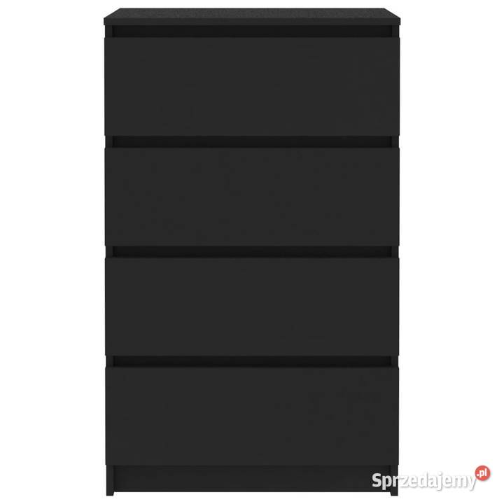 Komoda czarna 60x35x985 materiał drewnopochodny Warszawa