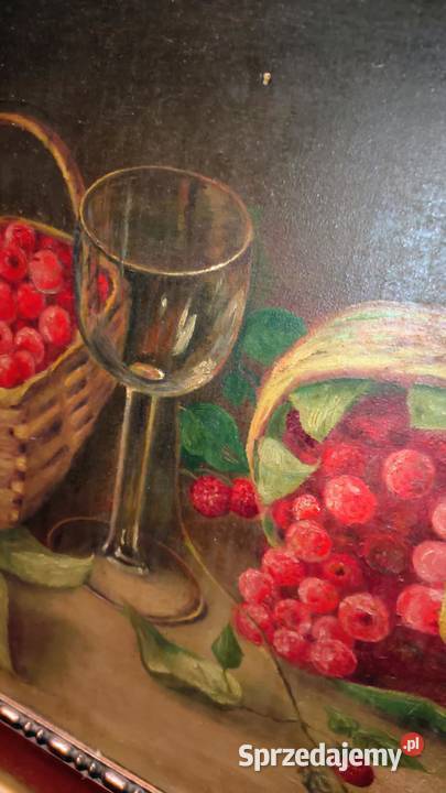 Obraz martwa natura Malarstwo łódzkie Chorzew