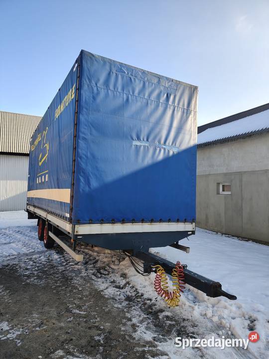 Przyczepa tandem Laweta do siana słomy tytoniu lubelskie Tarnogród sprzedam