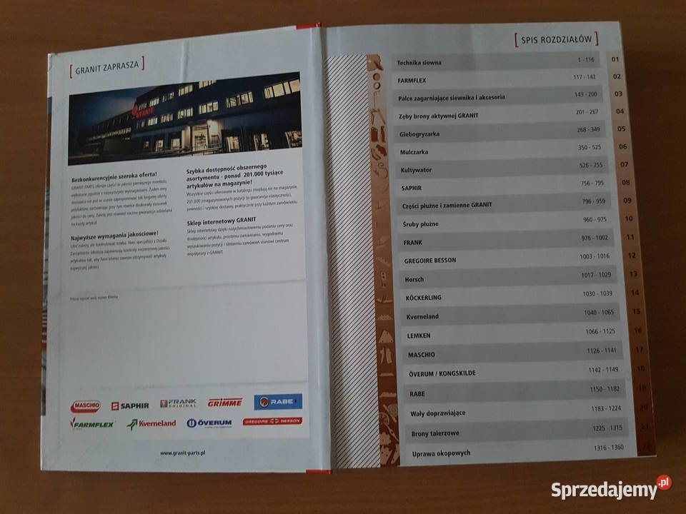 KATALOG GRANIT Uprawa ziemi inne różne katalogi