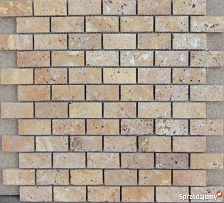 Mozaika Trawertyn Golden Sienna 23x48 FM151 Krzywda