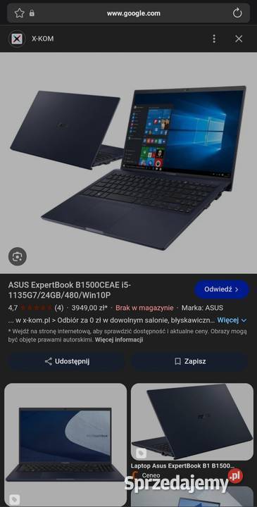 Laptop Asus Expertbook 24gb ram Turek