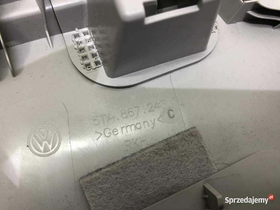 OSŁONA SŁUPKA LEWA 5TA867243C VW TOURAN III Części samochodowe