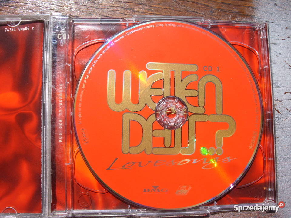 Skladanka CD WETTEN DASS LOVESONGS 2 CD 2001 dolnośląskie Wołów