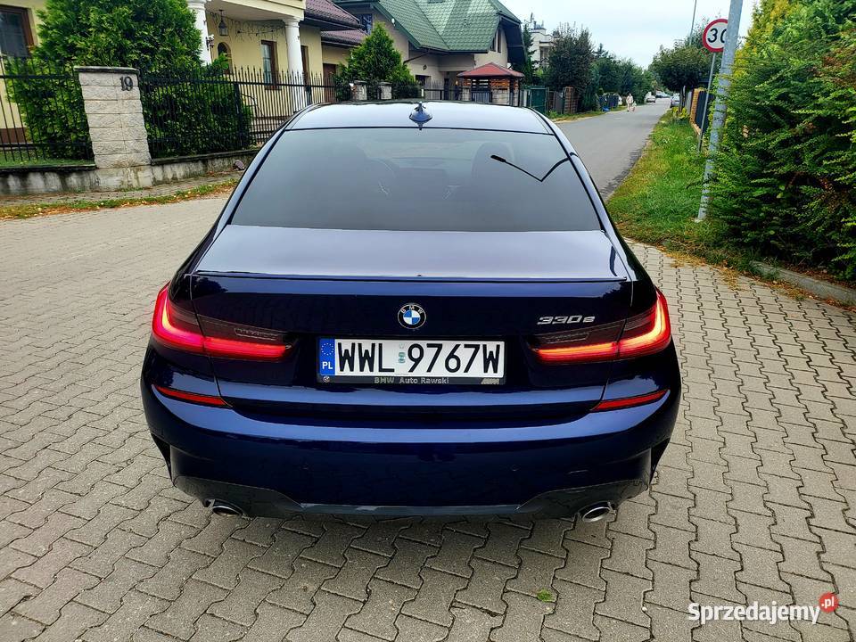 BMW 330e 2021r 292 Przebieg 84 Hybryda Plugin tempomat BMW Warszawa