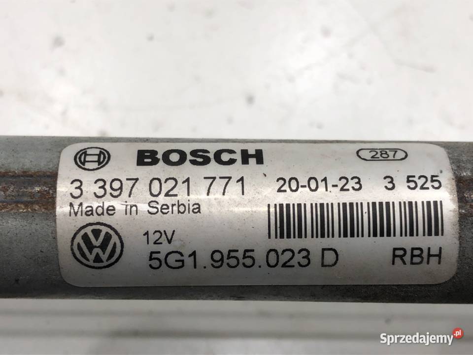 MECHANIZM WYCIERACZEK PRZÓD VW GOLF VII sprzedam