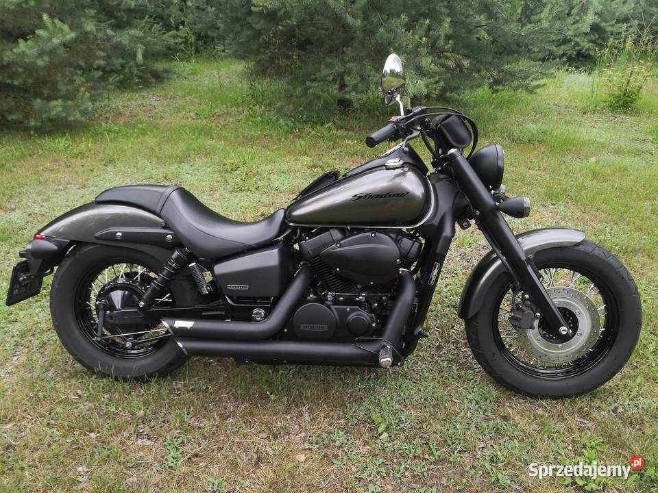 Honda shadow vt750 c2b black spirit vance hines