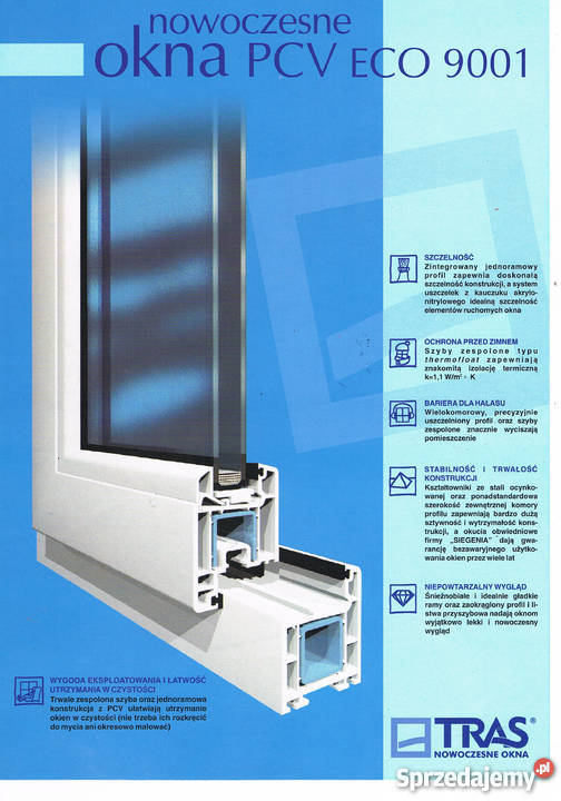 Drzwi balkonowe 2340 x 910 firmy TRAS stan Kraków