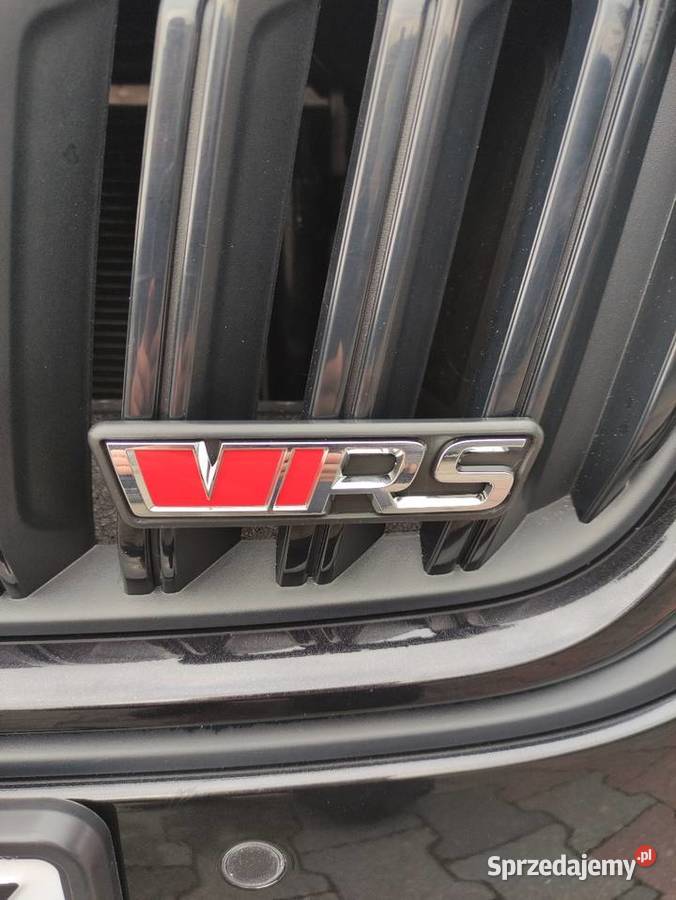 Podstawa płytka mocująca emblemat Skoda RS vRS Oborniki