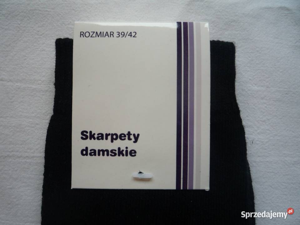 NOWE Skarpety Czarne 39 42 Skarpetki damskie sprzedam