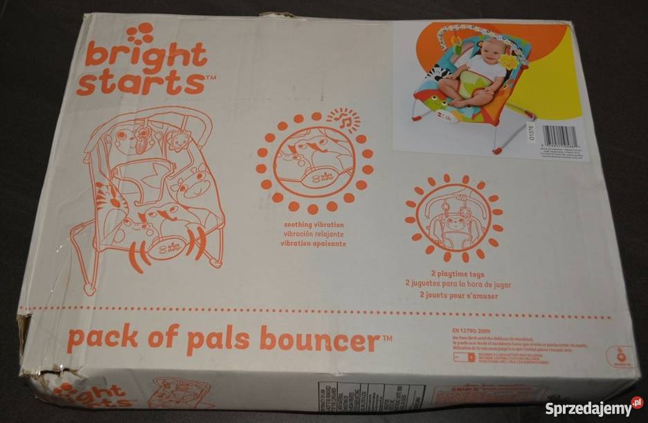 Leżaczek Bujaczek Huśtawka Bright Starts Kids Rewal