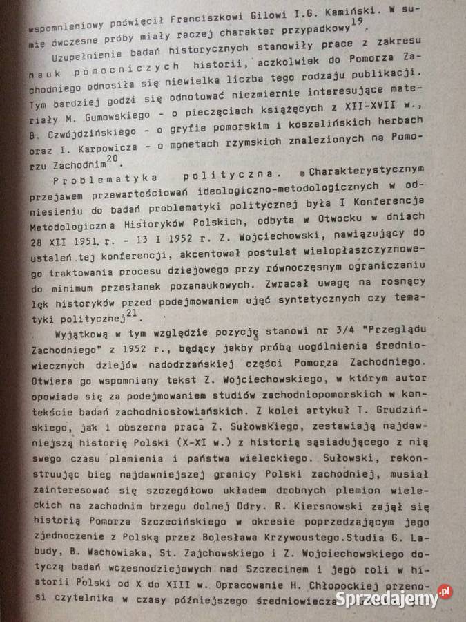 3217 Historiografia Zachodniopomorska 1945 1985 Szczecin