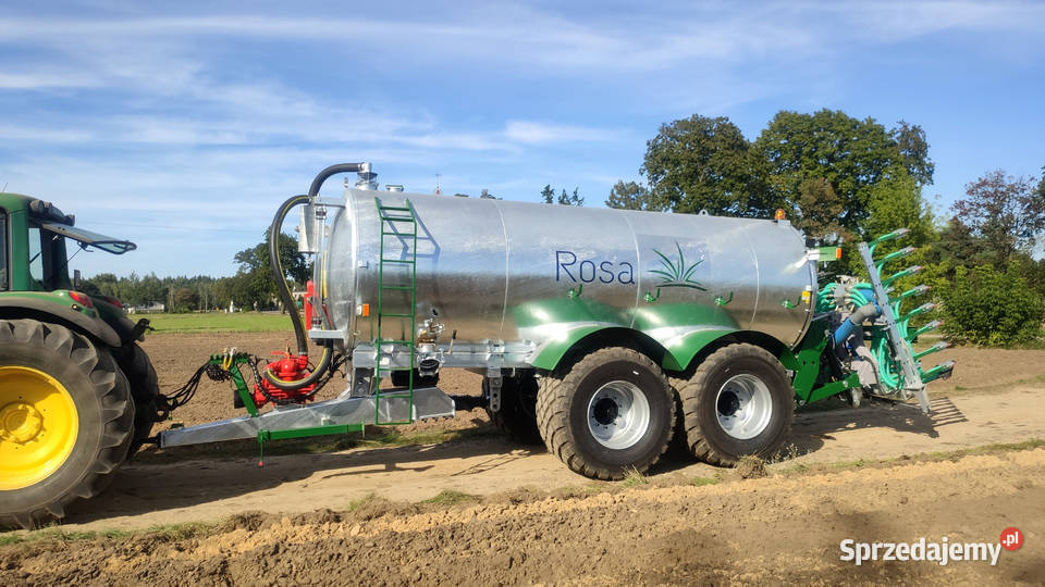Wóz asenizacyjny ROSA 14R2 14000 litrów tandem Goliaty sprzedam