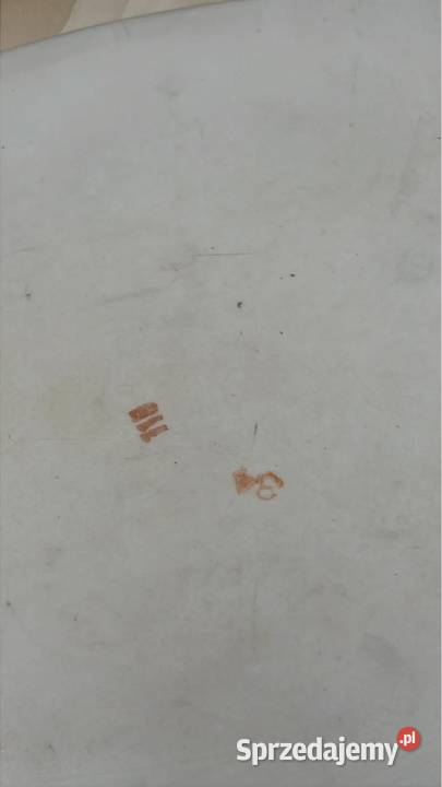 Patera z czarnymi tulipanami Półmisek Sygnatura Gdańsk