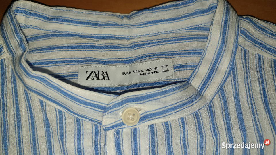 Zara koszula ze stójką nowa z metką bawełna SM