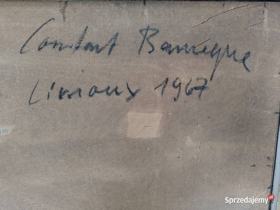 Constant Baruque stary obraz olejny Kartuzy