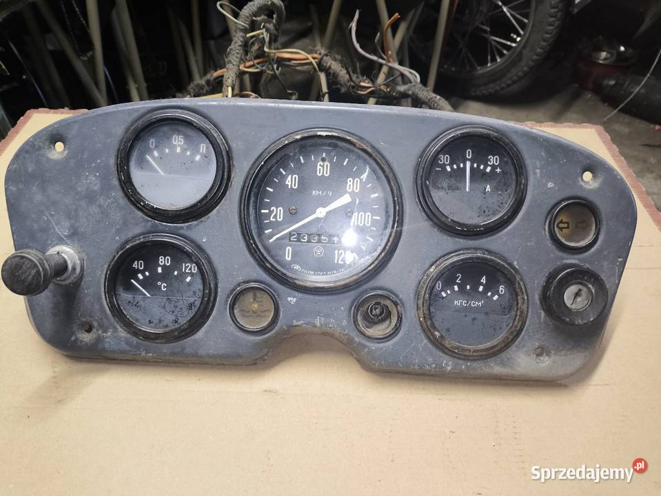 Gaz 53 66 wiązka zegary deska rozdzielcza