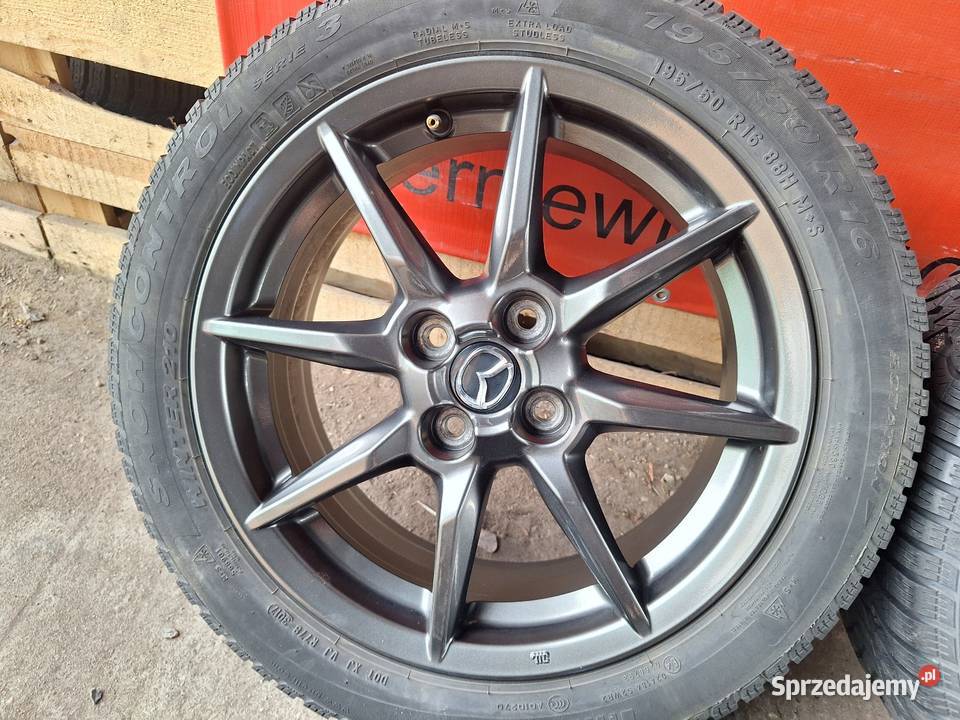 Alufelgi 4x100 16 ET45 MAZDA 2 MX5 koła aluminiowe Choceń